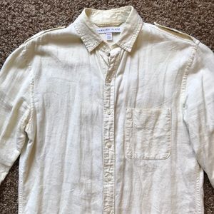 Urban Outfitters light yellow casual button